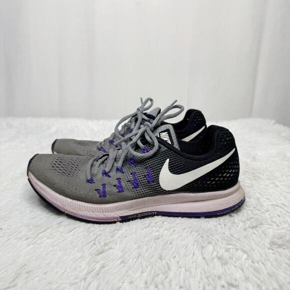 NIKE / Air Zoom Pegasus blue gray purple running sneakers / 8.5 - Picture 3 of 9